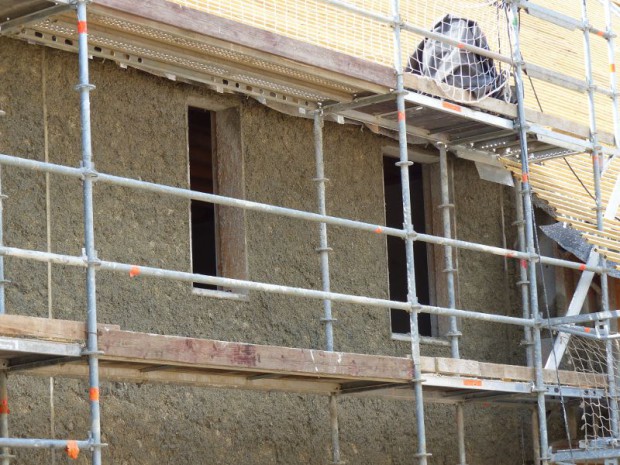 Loges en Josas - chantier béton de chanvre