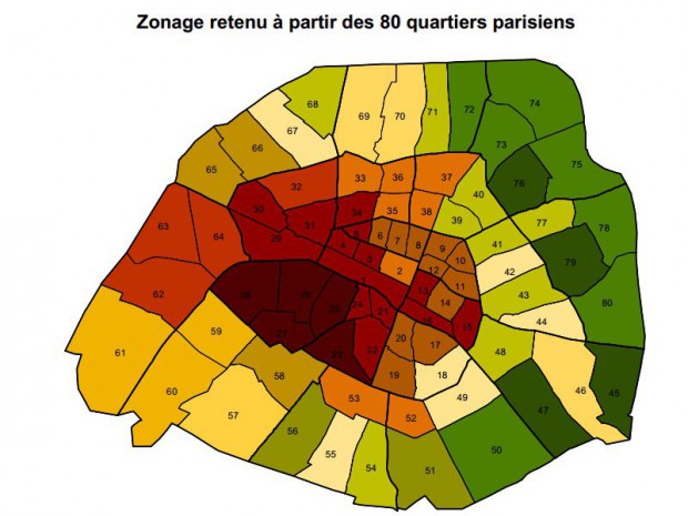 Zonage encadrement des loyers