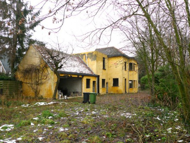 Maison noire en Belgique