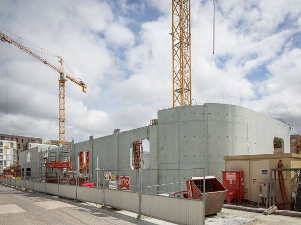 Construction de la piscine Feng Shui à Issy-les-Moulineaux (Hauts-de-Seine)