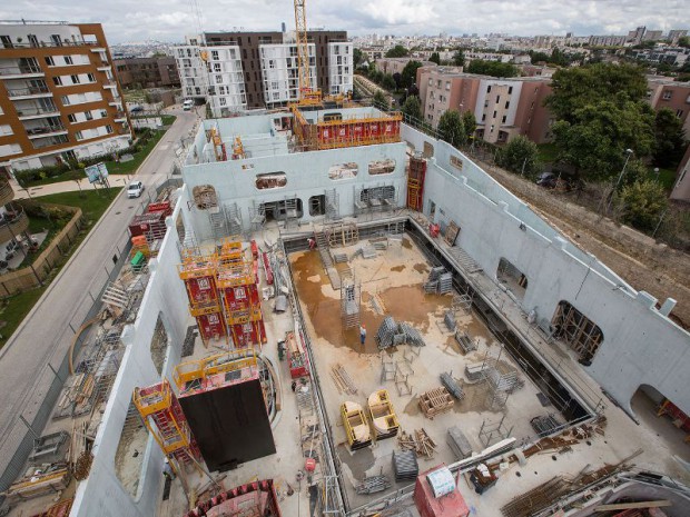 Construction de la piscine Feng Shui à Issy-les-Moulineaux (Hauts-de-Seine)