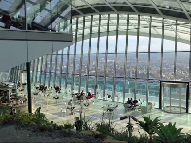 Inauguration du "sky garden" à Londres