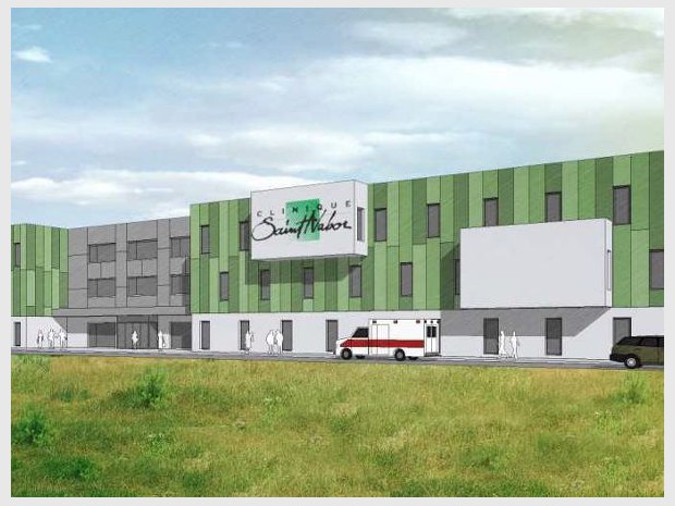 La future  clinique privée Saint-Nabor à Saint-Avold
