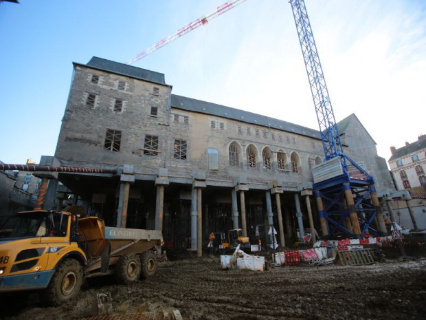 Le futur centre des congrès de Rennes Métropole, autrefois le couvent des Jacobins