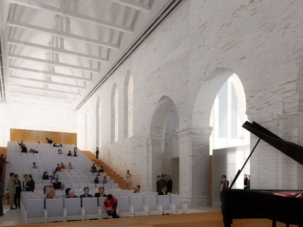 Le futur centre des congrès de Rennes Métropole, autrefois le couvent des Jacobins