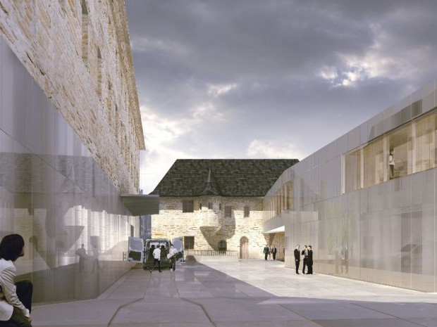 Le futur centre des congrès de Rennes Métropole, autrefois le couvent des Jacobins