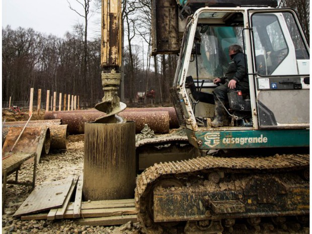 Chantier et géothermie 