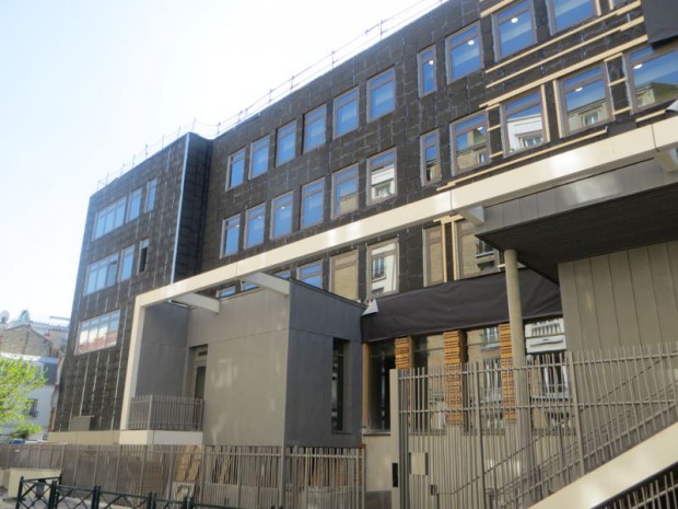 Chantier du lycée de Prony à Asnières-sur-Seine