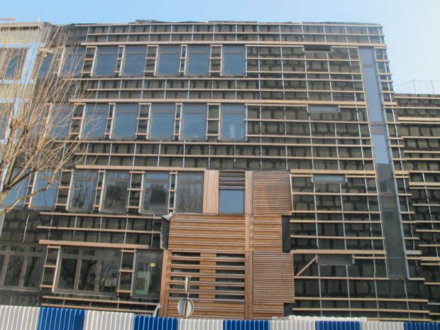 Chantier du lycée de Prony à Asnières-sur-Seine