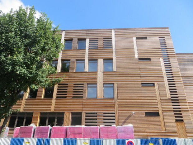 Chantier du lycée de Prony à Asnières-sur-Seine