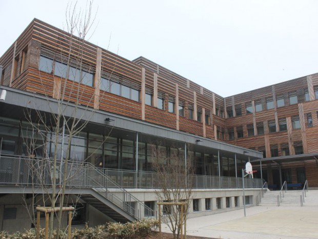 Chantier du lycée de Prony à Asnières-sur-Seine