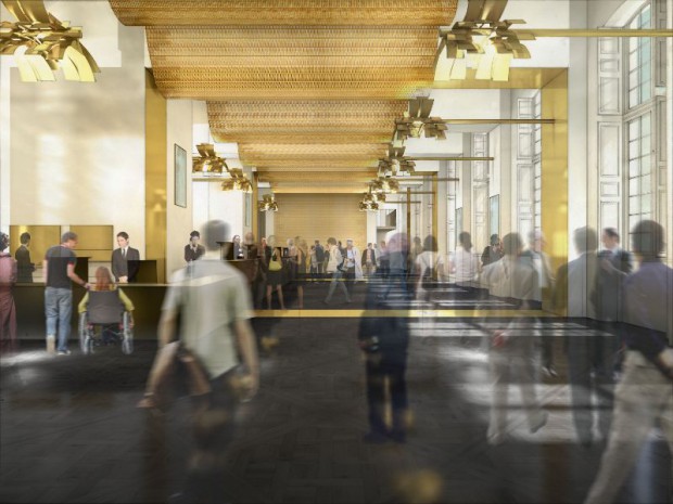 Chantier du Pavillon Dufour au château de Versailles