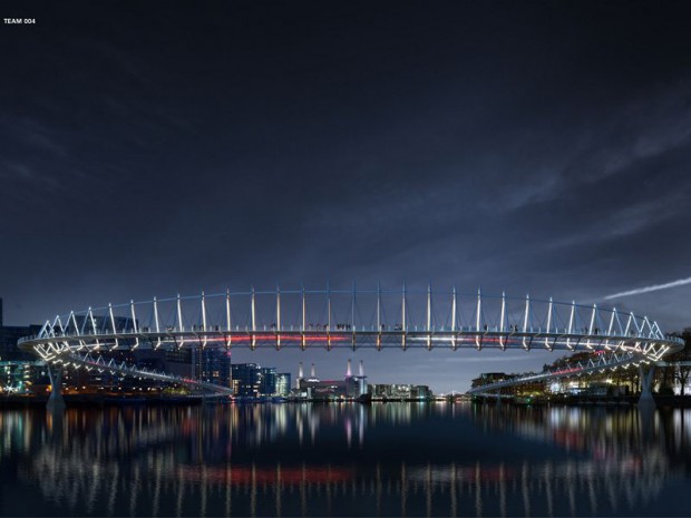 Le concours d'architecture pour la conception d'un pont à Londres