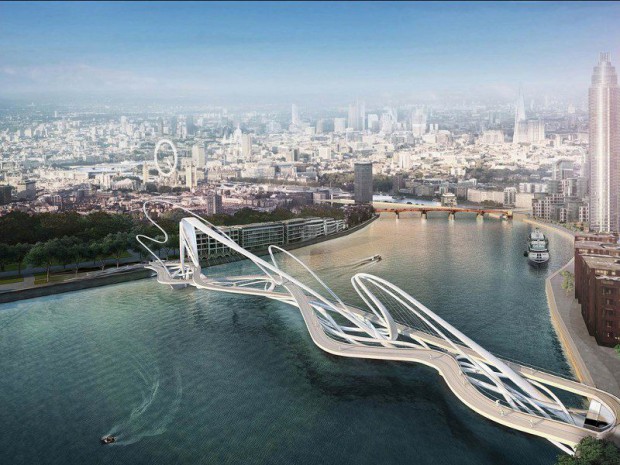 Le concours d'architecture pour la conception d'un pont à Londres