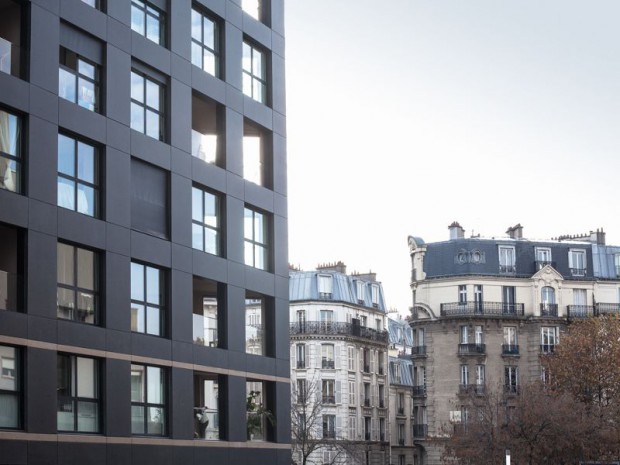 Réalisation de LAN associés en 2014 de la ZAC Saussure Pont-Cardinet Îlot 4.2, Paris 17e, France