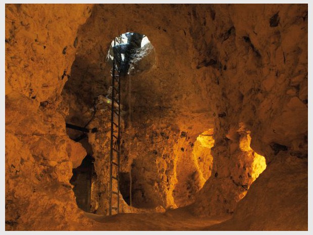 Vue de la minière, Petit-Spiennes, à Mons 