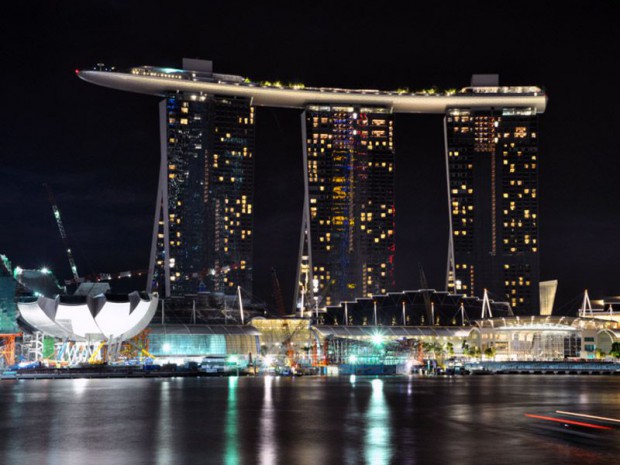 La piscine du Marina Bay Sands