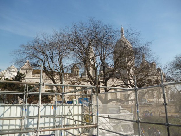 Chantier Spie Montmartre avril 2015