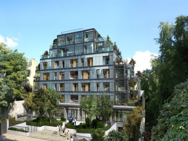 « Esprit Sagan », par PITCH PROMOTION, opération de transformation, restructuration, extension&hellip; de 22 appartements en accession, 11 logements sociaux et 1 100 m² de bureaux, rue du Cherche Midi (Paris 6ème) ; architecte Jean-Jacques Ory