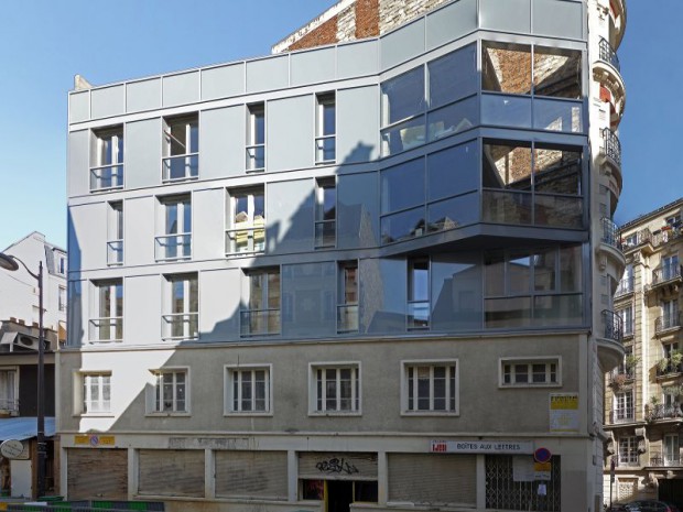 Surelevation de logements rue de la-sablièrere, Paris 14 