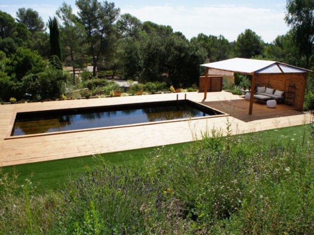 Piscine familiale naturelle 