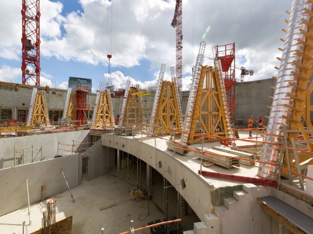 Chantier de la cité musicale sur l'Ile Seguin  Hauts-de-Seine