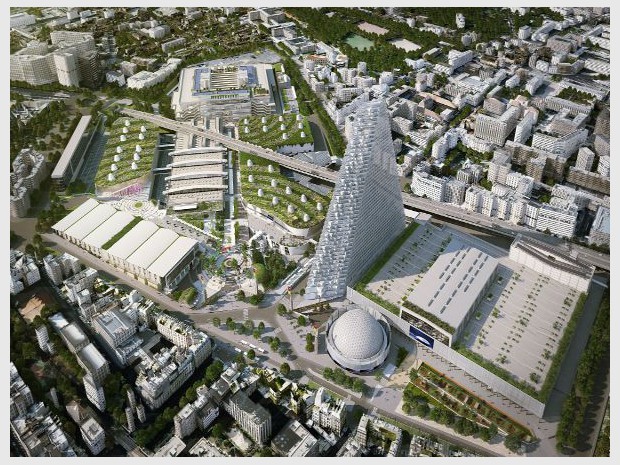 Projet Unibail-Rodamco tour triangle 2
