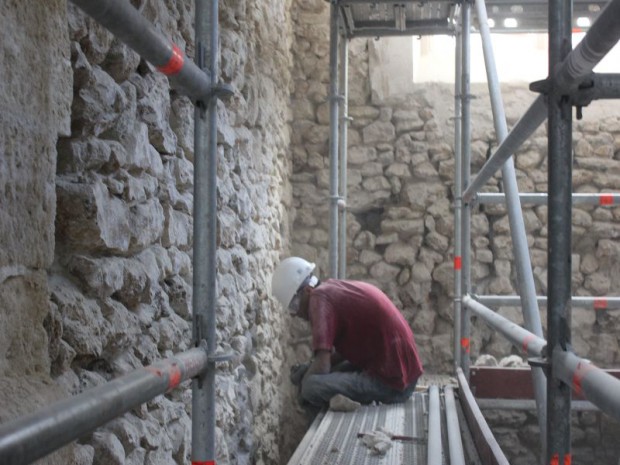 Opération de rénovation avec Rempart de l'église Saint-Saturnin à Chauconin-Neufmontiers