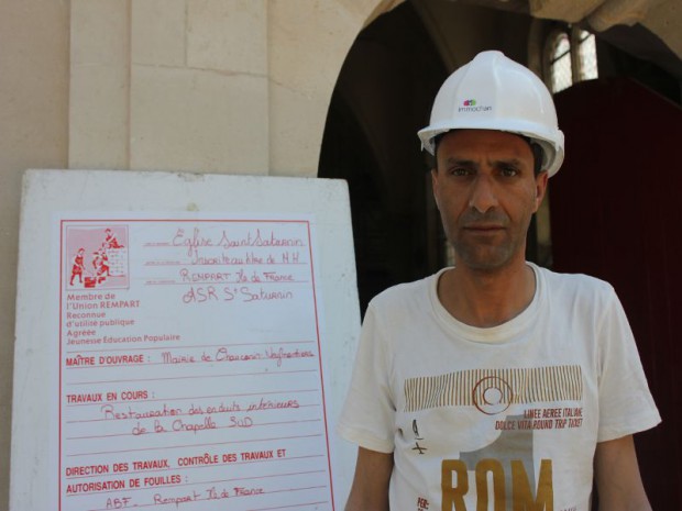 Opération de rénovation avec Rempart de l'église Saint-Saturnin à Chauconin-Neufmontiers