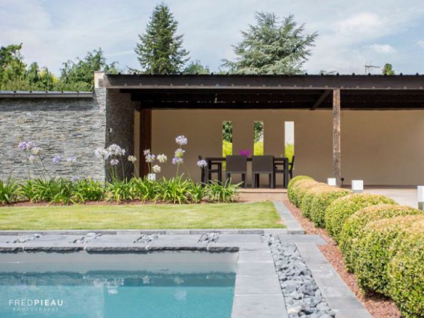 Une piscine zen en Bretagne