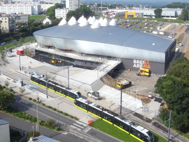Brest Arena livrée en septembre 2014