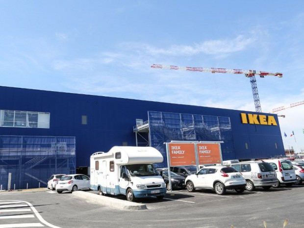 Le magasin Ikea à Bayonne.