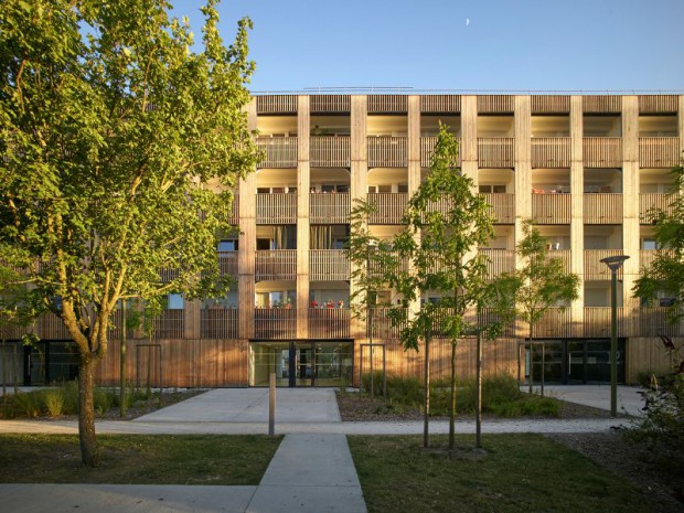 Réhabilitation urbaine du quartier Génicart à Lormont en Gironde réalisée LAN
