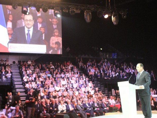 Hollande au congrès USH 2015