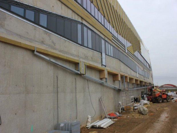 Chantier du centre du hockey-sur-glace professionnel en France, Aren'Ice à Cergy-Pontoise