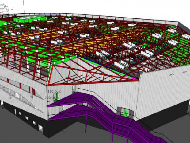 Chantier du centre du hockey-sur-glace professionnel en France, Aren'Ice à Cergy-Pontoise