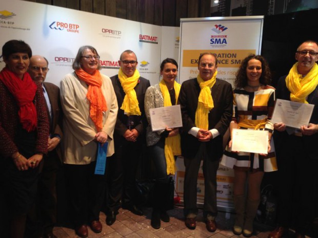 Concours « PRÉVENTION DES RISQUES ROUTIERS »  Remise des prix le 6 novembre 2015 - BATIMAT - Hall 5 A - Stand M 30