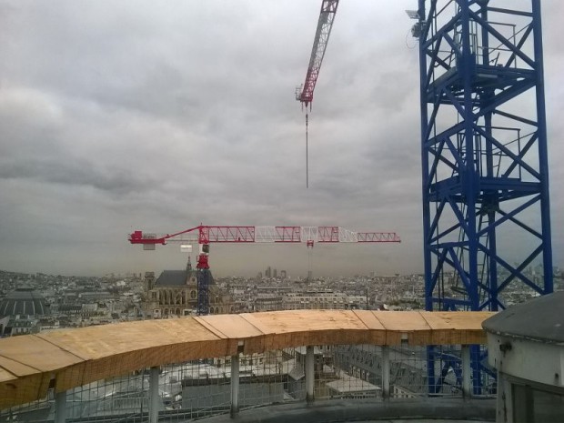 Chantier de la Samaritaine dévoilé en novembre 2015 par les architectes