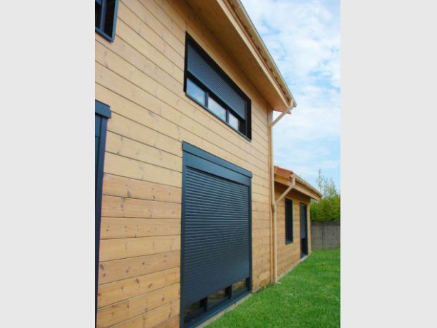 Maison en bois massif