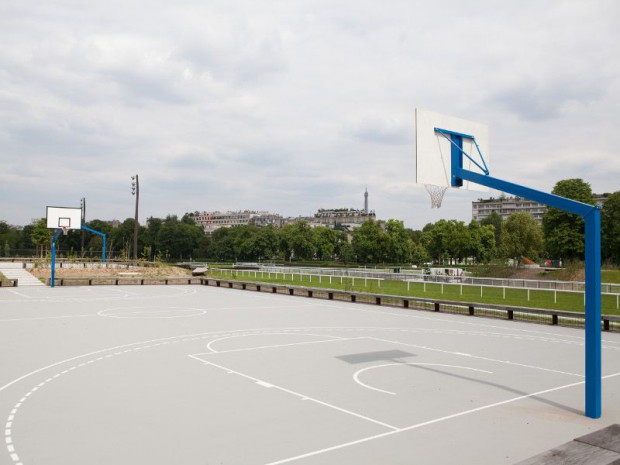 Photo d'illustration d'un terrain de basket-ball à Paris 