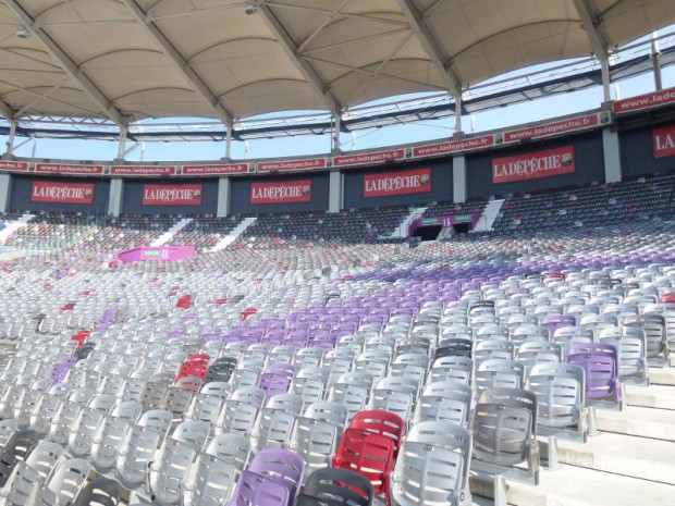 Le nouveau stadium à Toulouse rénové et inauguré le samedi 16 janvier 2016