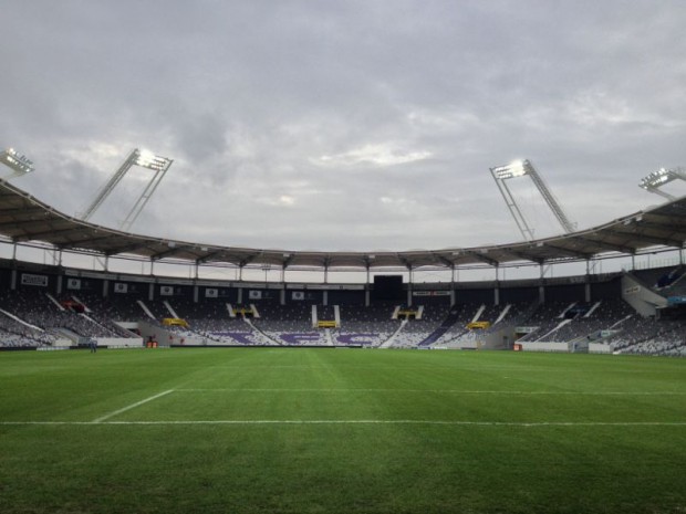 Le nouveau stadium à Toulouse rénové et inauguré le samedi 16 janvier 2016