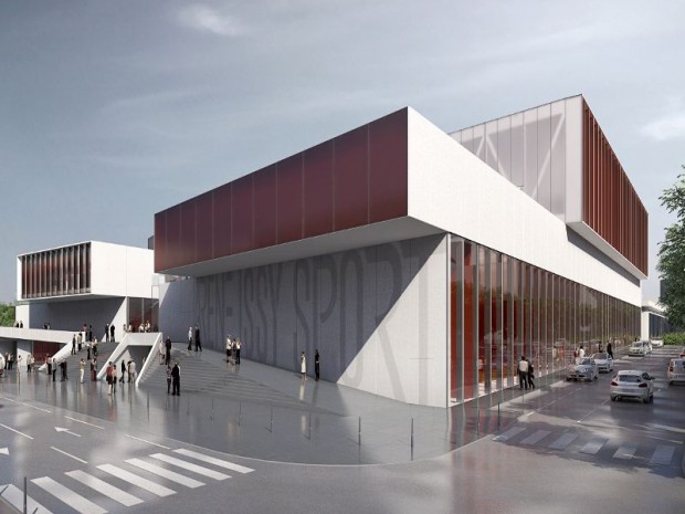 Futur complexe sportif d'Issy-les-Moulineaux dévoilé en janvier 2016 pour une livraison 2020