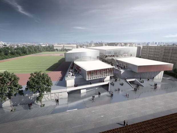 Futur complexe sportif d'Issy-les-Moulineaux dévoilé en janvier 2016 pour une livraison 2020