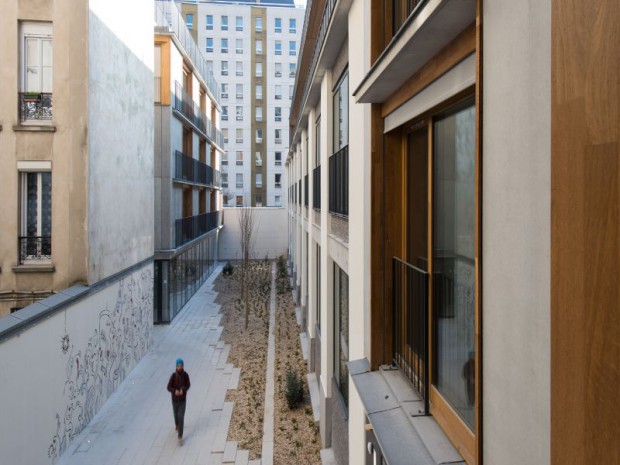 Réalisation de logements sociaux au 61 rue saint-charles dans le 15ème arrondissement de Paris