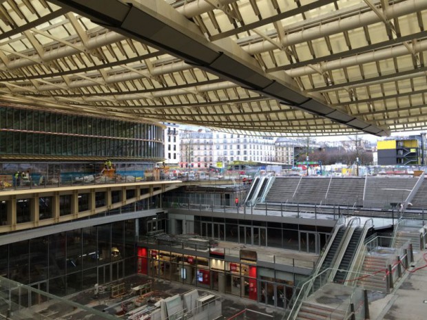 Livraison en février 2016 de la Canopée et la gare Châtelet-Les Halles