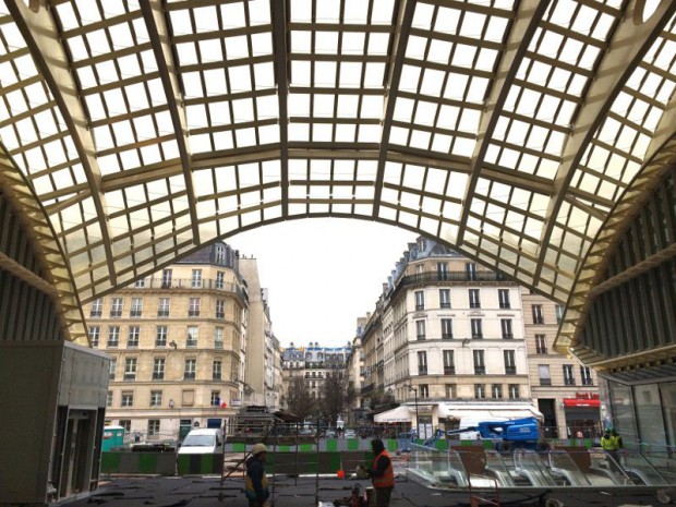Livraison en février 2016 de la Canopée et la gare Châtelet-Les Halles