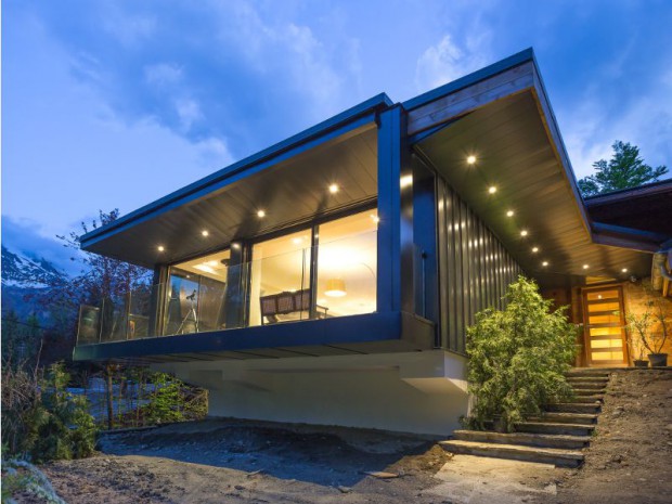 Un chalet moderne perché sur un promontoire Un chalet moderne perché sur un promontoire