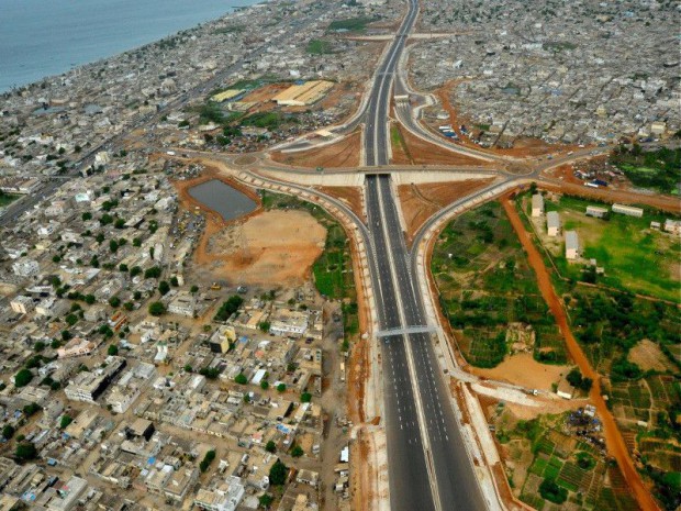Livraison de l'autoroute de l'Avenir à Dakar par Eiffage Sénégal