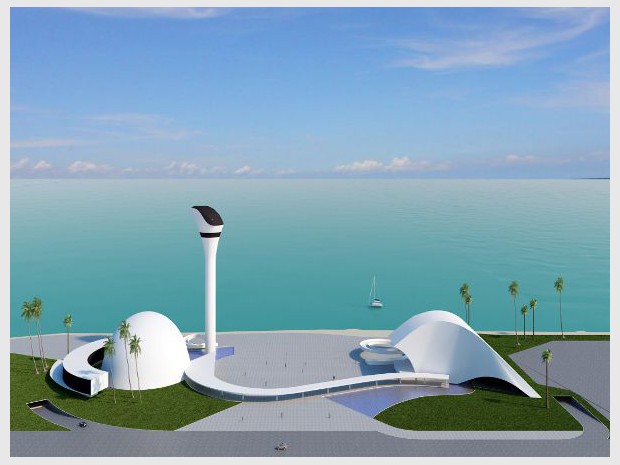 Le futur océanarium Neimeyer sur la préfecture de Marica